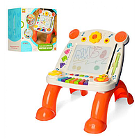 Ігровий центр 838-24 дощечка для малювання(кольорова), піаніно, печатки, музика, звук, світло