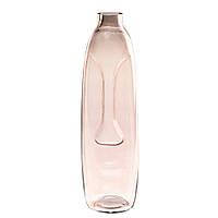 Cтеклянная ваза "Силуэт", розовая 40 см., Elisey, Стекло