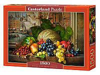 Пазл С-151868, Натюрморт с фруктами, 1500 эл., 68 x 47 см, упаковка 35 х 25 х 5 см