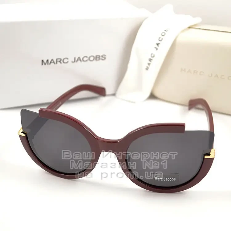 Окуляри Marc Jacobs червоні MMJ 477-MGR-70 класична модель жіночі сонцезахисні окуляри Марк Якобс