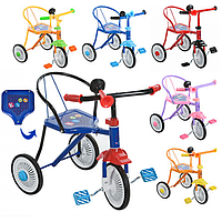 Велосипед 3-Х КОЛЕСНИЙ М 5335 висота до сидіння-30 см. мікс кольорів.