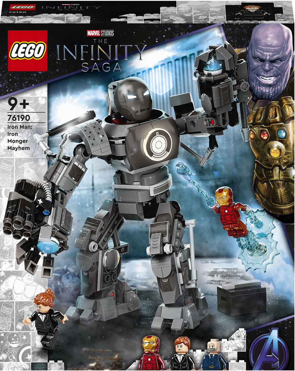 Конструктор LEGO Super Heroes Marvel Залізна людина: сутичка з Залізним торговцем 479 деталей (76190)
