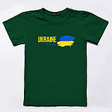 Патріотична футболка, дитяча, для хлопчика, Ukraine in the heart, фото 4
