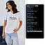 Жіноча футболка з патріотичним принтом Доброго вічора, мі з Україні, біла, фото 6