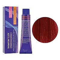 6.46 Устойчивая крем-краска для волос Master LUX proffesional Темно-русый медно-фиолетовый 60 мл