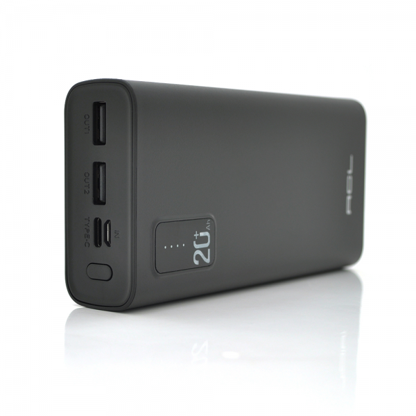 Powerbank PW-17 20000mAh, Black, Blister