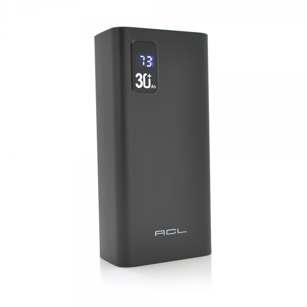 Powerbank PW-47 30000mAh, Black, Blister