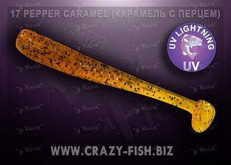 Силікон Crazy Fish Nano Minnow 2.2" 17 Pepper Caramel "Оригінал"