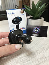 Трансмітер ФМ-модулятор M21 MP3 Bluetooth, фото 5
