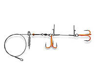 Оснастка для силикона Gurza Stinger Pike Rig Duo ST36 ORuv №2/0 оранжевые "Оригинал"