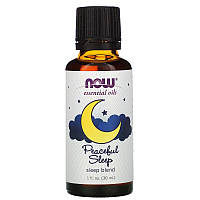 Эфирное масло для сна NOW Foods, Essential Oils "Peaceful Sleep" (30 мл)