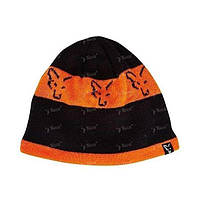 Шапка вязаная FOX Beanie black-orange CPR993 "Оригинал"