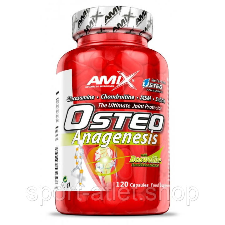 Препарат для суглобів і зв'язок Amix Nutrition Osteo Anagenesis, 60 капсул
