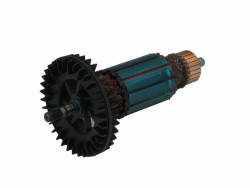 Якір для стрічкової шліфувальної машини Інтерскол ЛШМ-100/1200ЕМ (код 72.04.02.01.00).