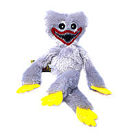 М'яка іграшка Хагі Ваги "Poppy Playtime" Huggy Wuggy сірий 50*18*8 см (00517), фото 4