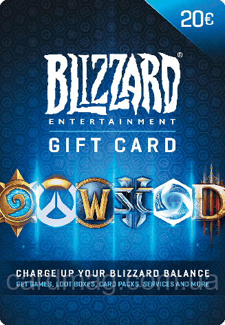 Подарункова карта Blizzard Gift Card на суму 20 EUR, фото 1
