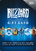 Подарункова карта Blizzard Gift Card на суму 50 EUR