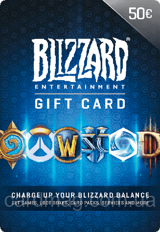 Подарункова карта Blizzard Gift Card на суму 50 EUR, фото 1