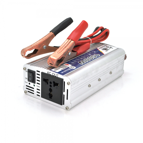 Інвертор напруги Voltronic 1500, 800Вт, 12/220 з апроксимованою синусоїдою, 1 універсальна розетка, клеми +