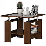 Стіл журнальний з полицею MebelProff Mini 15, журнальний столик, стіл у вітальню, фото 2