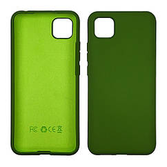 DR Чохол Full Nano Silicone Case для Xiaomi Redmi 9C/Redmi 10A/Poco C3 колір 22 темно-зелений (без отвору