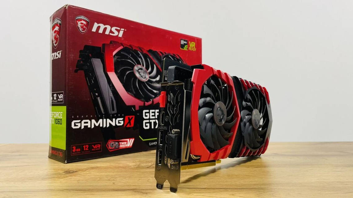 Дискретная видеокарта nVidia MSI GTX 1060 GAMING X, 3 GB