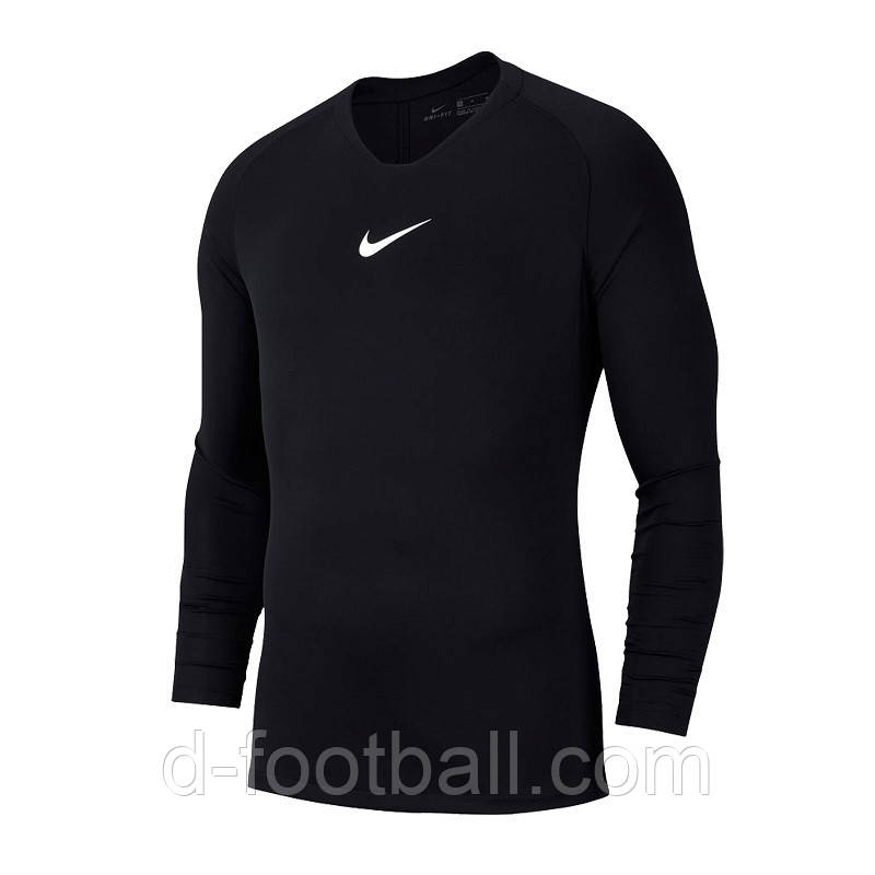 Дитяча компресійна термофутболка Nike Dry Park First Layer LS AV2611-010, Чорний, Розмір (EU) — 164cm