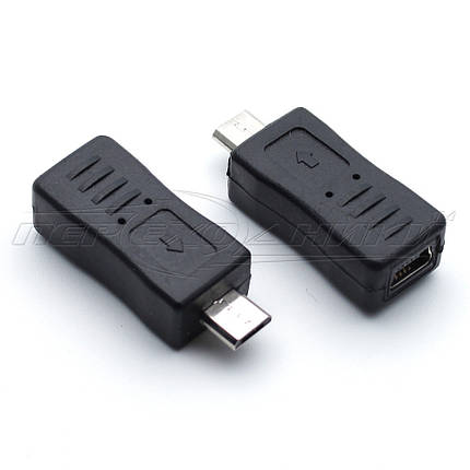 Переходник USB 2.0 micro AМ - mini AF, фото 2