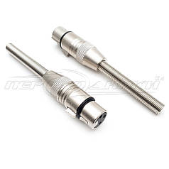 Роз'єм HQ гніздо XLR (Canon) 3 pin гніздо на кабель, пружна