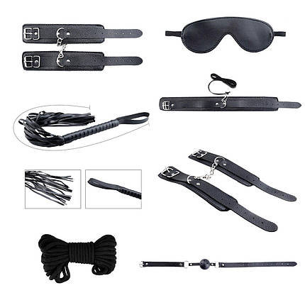 Набір Alive Secret Desires Black BDSM Kit (8 ПК), фото 1