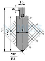 Пуансон P.902.C (835мм.)