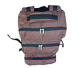 Рюкзак тактичний штурмовий 50 л хакі коричневий з MOLLE, фото 10