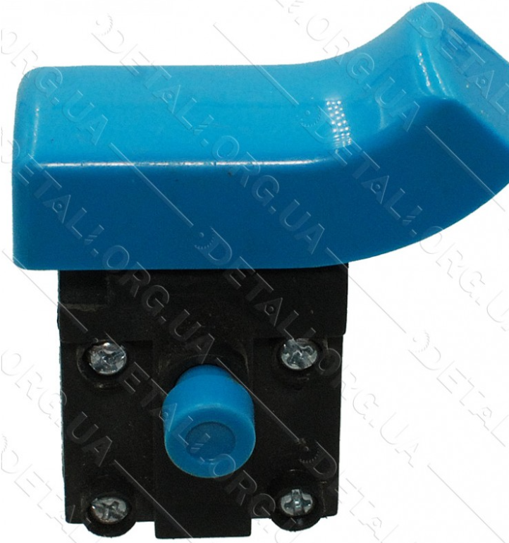 Кнопка болгарки синій трамплін (клавіша 21*50), фото 1