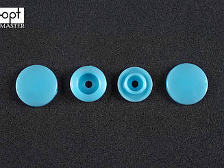 Кнопки пластик Т-5, 11,7 мм, кол. D01 бірюзовий (1000 шт / уп.)