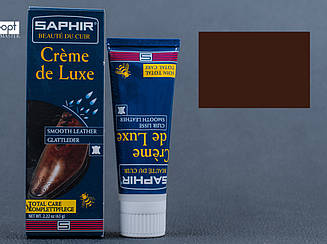 Водовідштовхувальний Крем Saphir Creme De Luxe, кол. темно коричневий (05), 75 мл (0023)