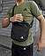 Літній спортивний костюм чоловічий Adidas шорти футболка барсетка комплект адідас хакі, фото 4