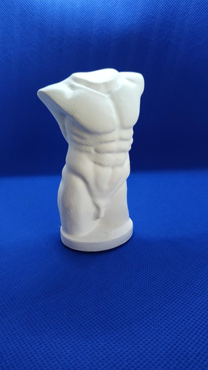 Гипсовая статуэтка Адам 9,2 см белая - фото 3 - id-p1616891148