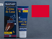 Водоотталкивающий Крем Saphir Creme De Luxe, цв. красный (11), 75 мл (0023)