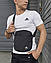 Літній костюм чоловічий Adidas шорти футболка сумка спортивний комплект адідас білий, фото 2