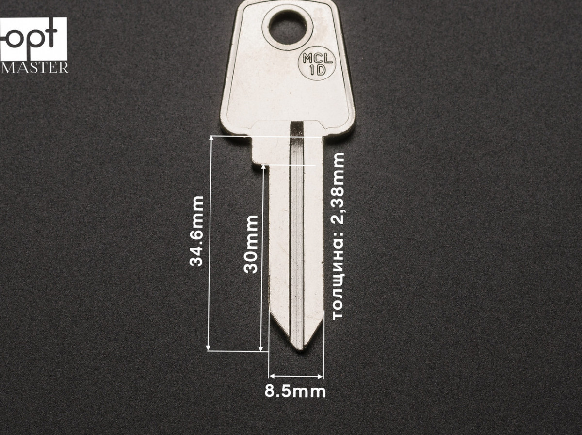 Заготовка ключів MCL-1D (Xianpai)