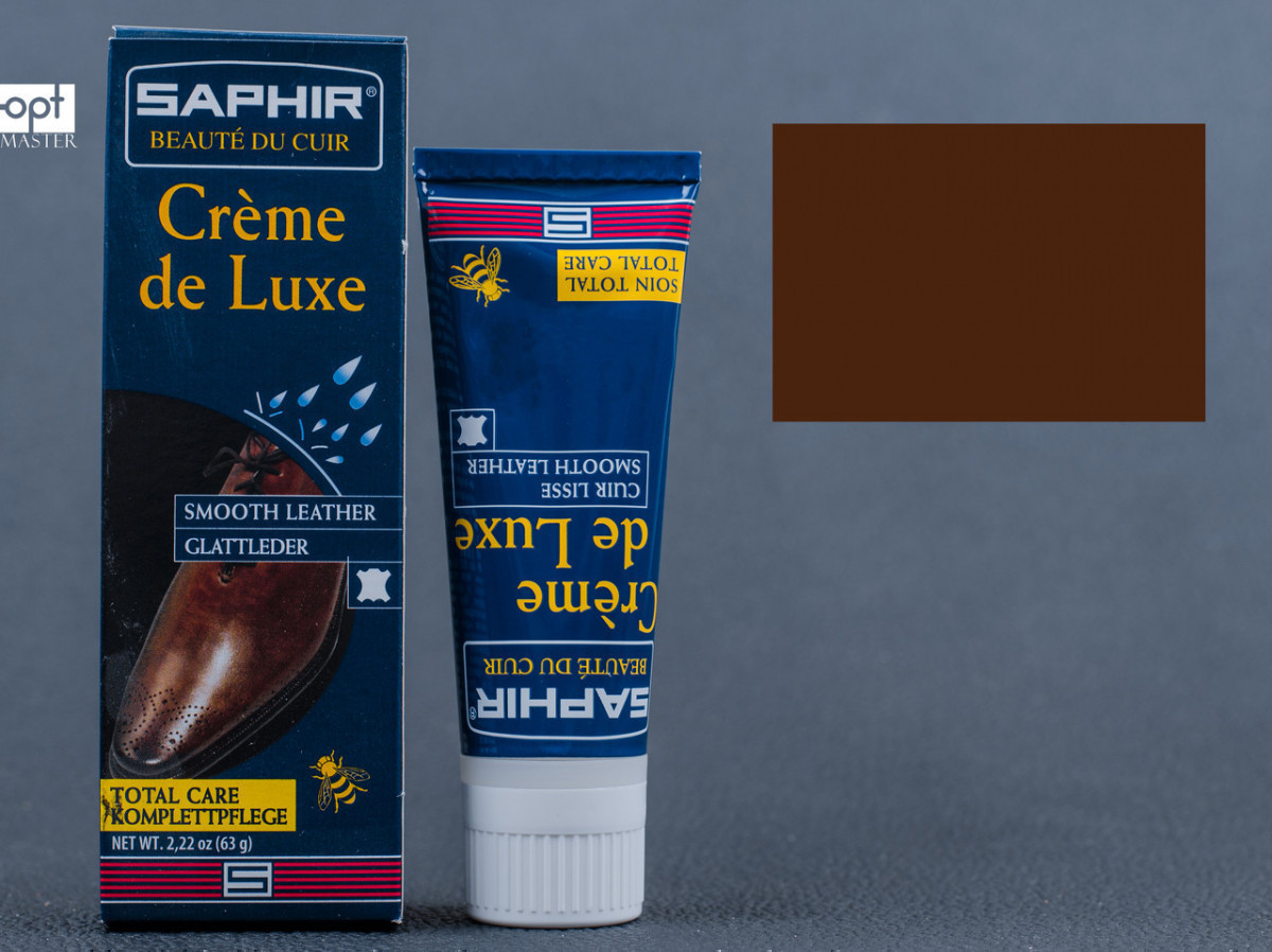 Водовідштовхувальний Крем Saphir Creme De Luxe, кол. середній коричневий (37), 75 мл (0023)