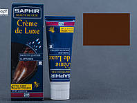 Водоотталкивающий Крем Saphir Creme De Luxe, цв. средний коричневый (37), 75 мл (0023)