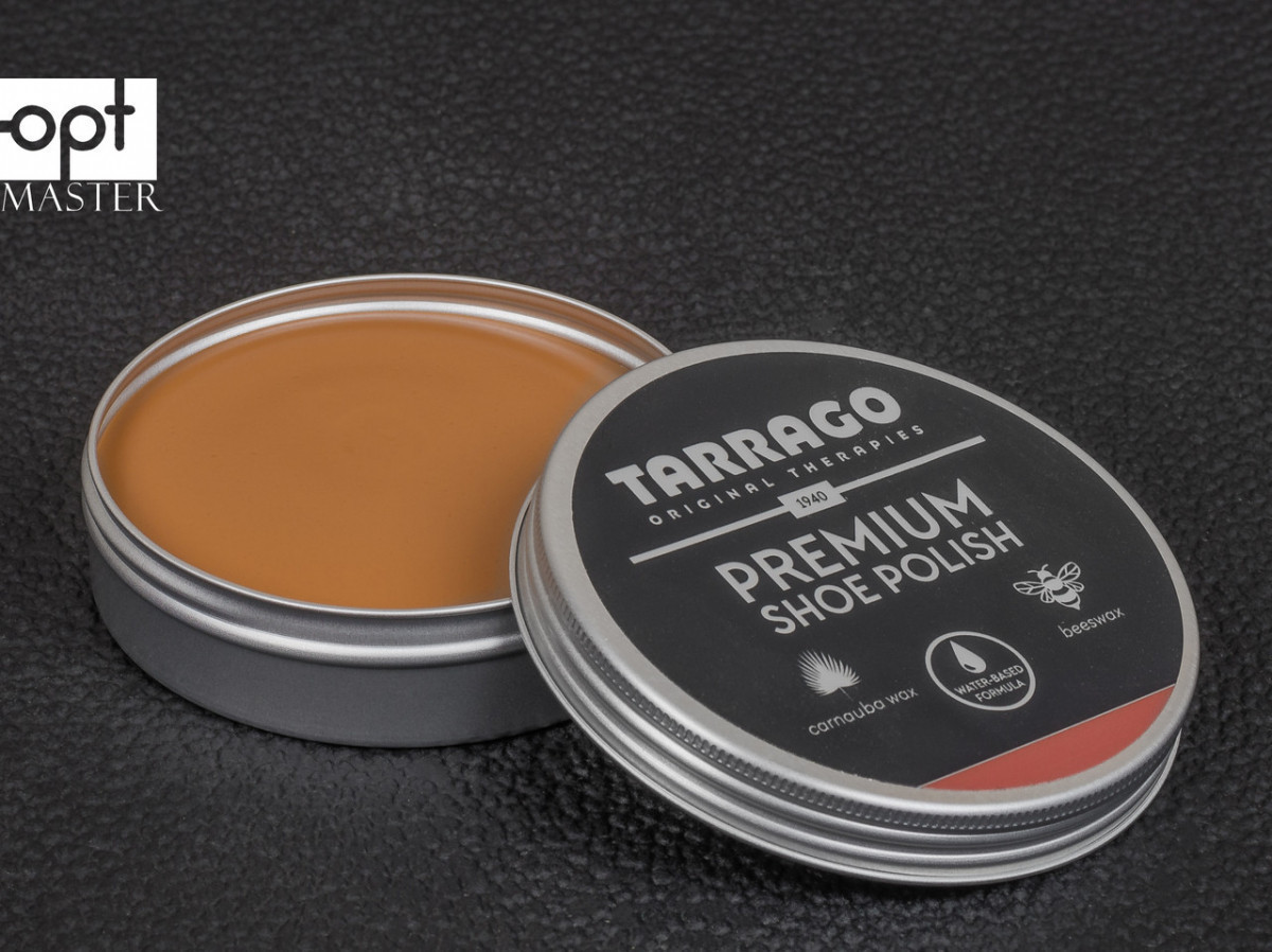 Крем-паста для взуття коричнева Tarrago Premium Shoe Polish, 50 мл TCL41 (29)