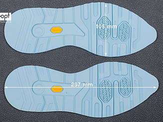 Гумова підошва/слід для взуття BISSELL BL-23, кол. блакитний, розмір 38-39