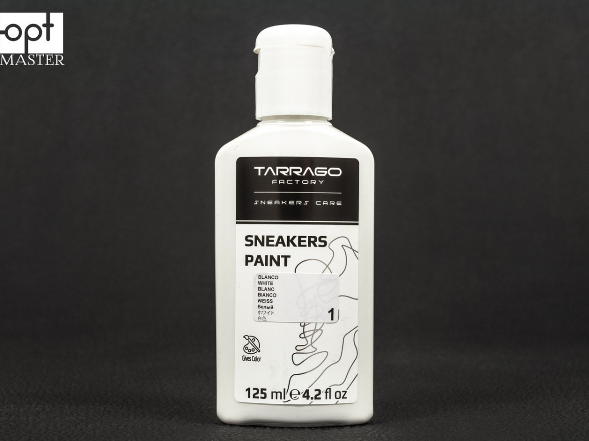 Фарба біла для кросівок Tarrago Sneakers Paint, 125 мл TNC01 (01)