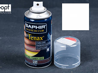 Аерозольна біла фарба для гладкої шкіри Saphir Tenax Spray, 150 мл (0823)(21)