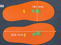 111 bissell морковный след подошвы, т. 3,65 мм