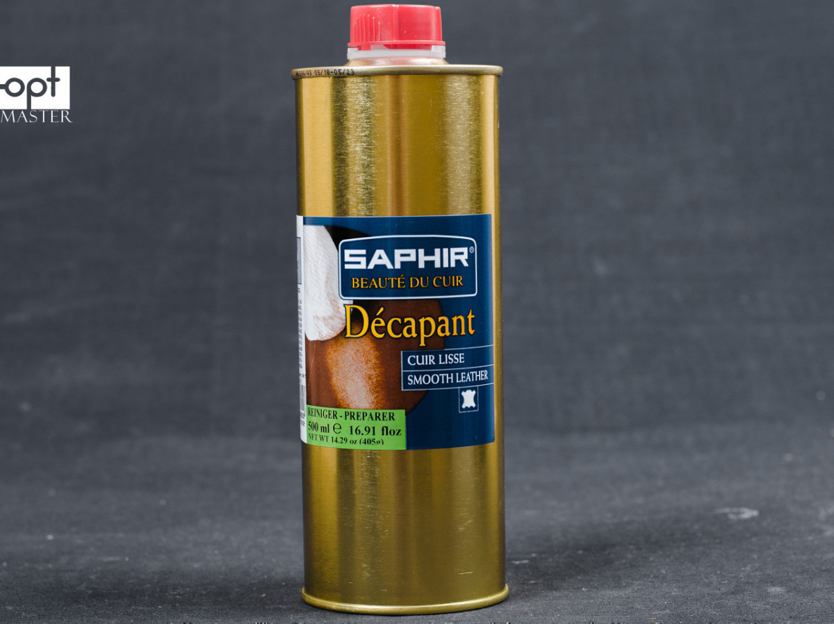 Жидкость для снятия краски Saphir Decapant, флакон жестяной, 500 мл (0848) - фото 1 - id-p515935117