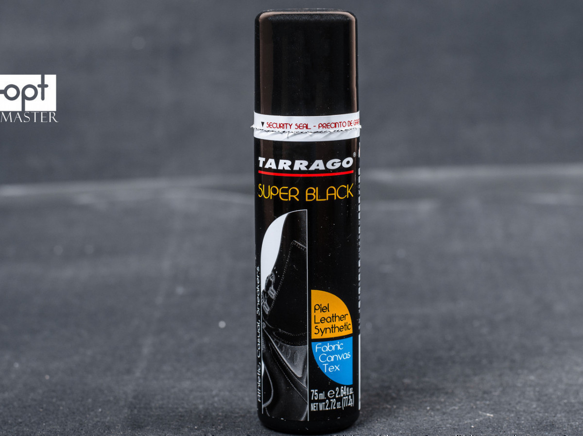 Крем-фарба чорна для гладкої шкіри та текстилю Tarrago Super Black, 75 мл TSA01(18)