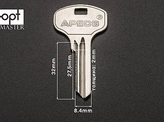 Заготовка ключів APECS-4 / AP2D